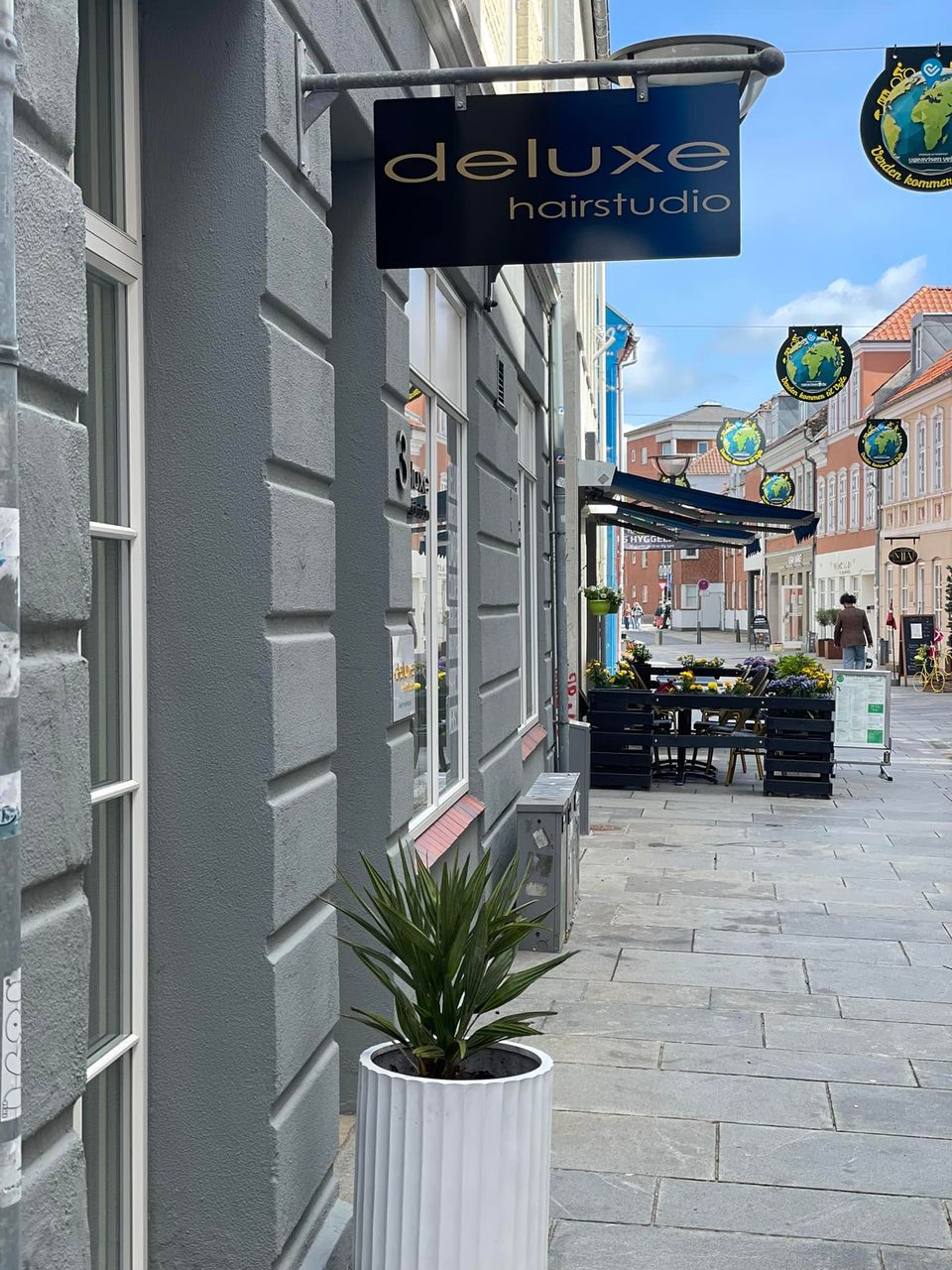 Salon interiør hos Deluxe Hairstudio